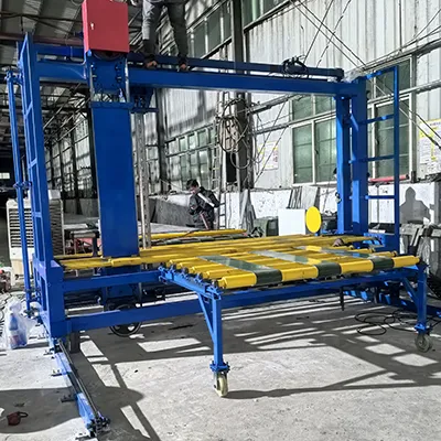 Egyedi, folyamatos habosítósorú kettős penge telepítés alatt